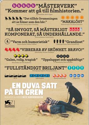 En duva satt p� en gren och funderade p� tillvaron � 