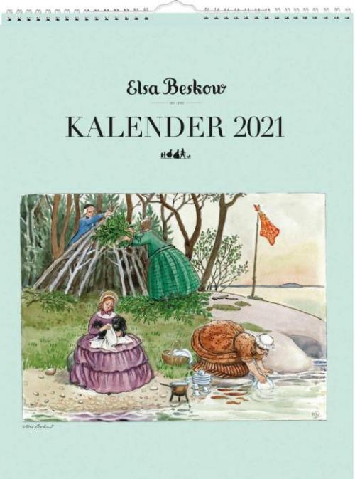 Elsa Beskow Wandkalender 2021 - Burde Förlag