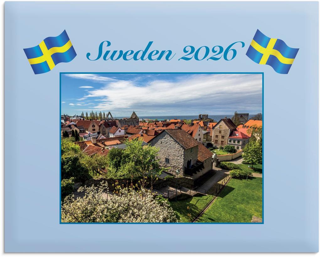 Burde Wandkalender Schweden mit Kuvert 2026  burde.com