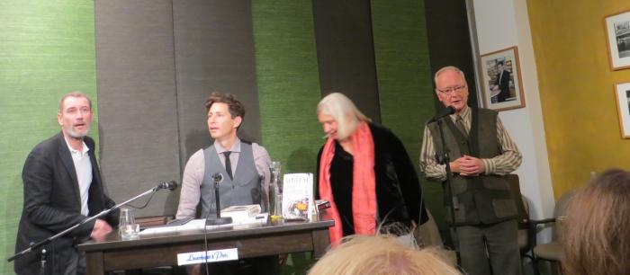 Heikko Deutschmann, Stefan Ahnhem, Ulrike S�rk�ny (NDR Kultur) und Klaus Eberitzsch (Leuenhagen & Paris) � Wolfgang Sander