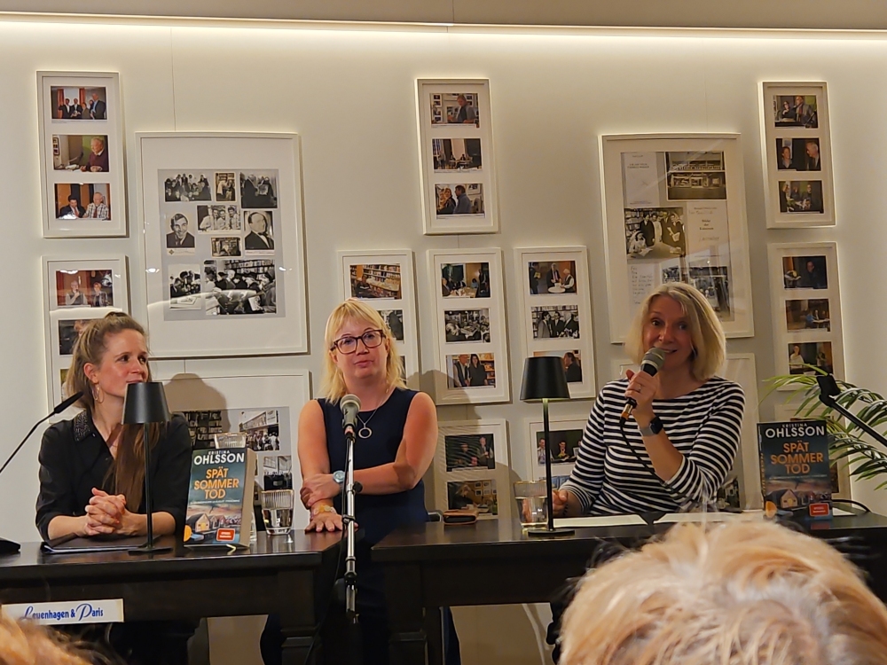 Lesung Kristina Ohlsson � Wolfgang Sander