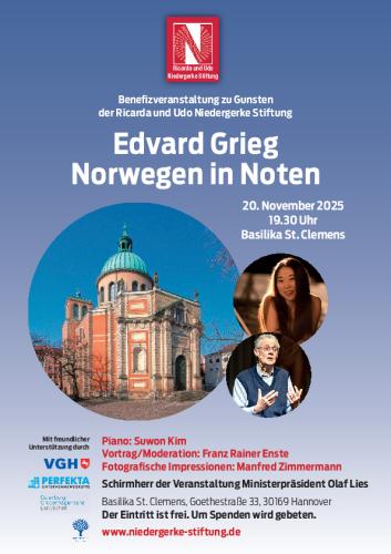 Edvard Grieg: Norwegen in Noten �  Niedergerke Stiftung, Hannover
