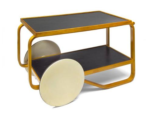 Teewagen Design Alvar Aalto,  , Modell 901, 1950er Jahre �  Sammlung Museum August Kestner