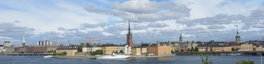 Stockholm, Riddarholmen und Gamla Stan vom Monteliusv�gen � 2016 Wolfgang Sander