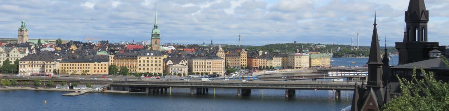 Stockholm, Gamla Stan vom Monteliusv�gen � 2016 Wolfgang Sander
