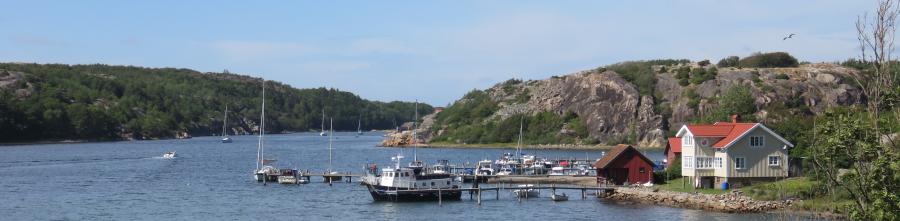 Blick vom Hornborg, Hamburgsund � 2015 Wolfgang Sander