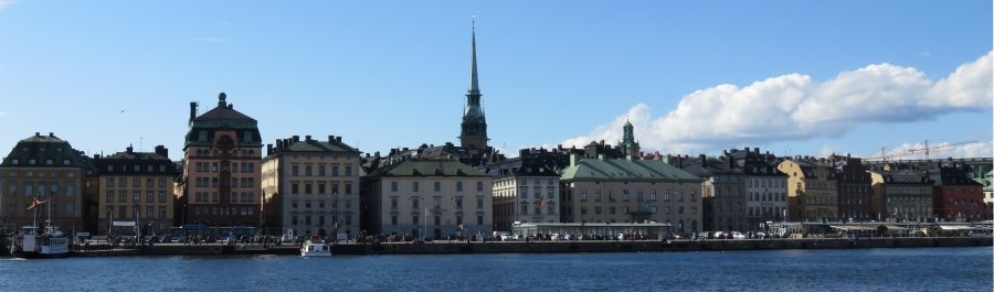 Gamla Stan vom der Djurg�frd-F�hre, Stockholm, � 2015 Wolfgang Sander