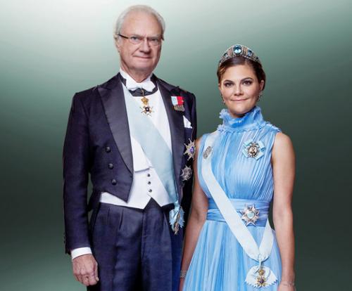 Carl Gustaf und Victoria von Schweden � ZDF/Ullberg/The Royal Court of Sweden